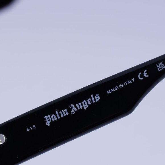 Palm Angels PERI099 HOLLYWOOD 1007 Sunglasses Black Cat Eye Frame, Grey Lenses - Picture 8 of 11